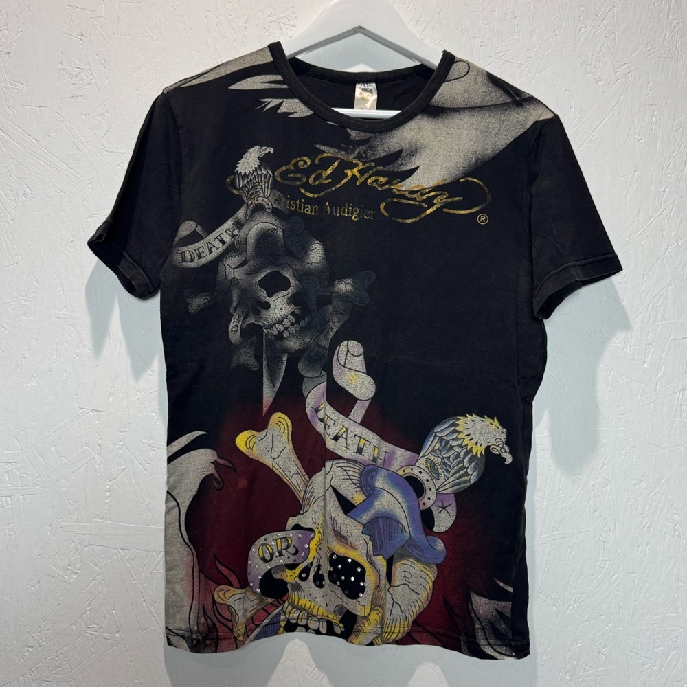 Vintage Ed hardy‎ Christian Audigier shirt top